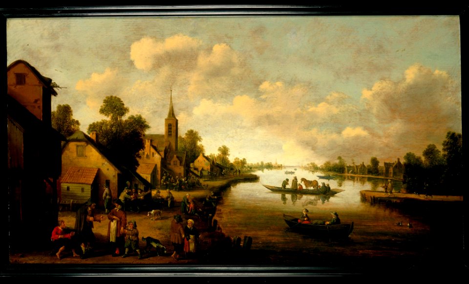 Village Scene by Joost Cornelisz. Droochsloot 24952