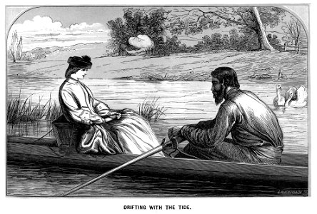 Drifting with the Tide, Godey's, January, 1866