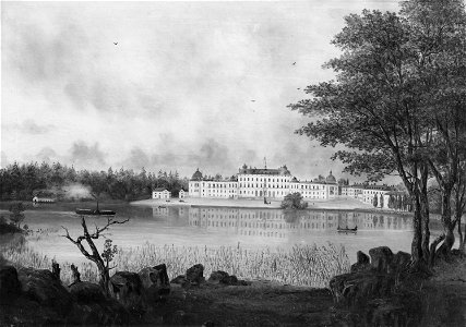 Drottningholms slott (Alfred Wiström) - Nationalmuseum - 39688