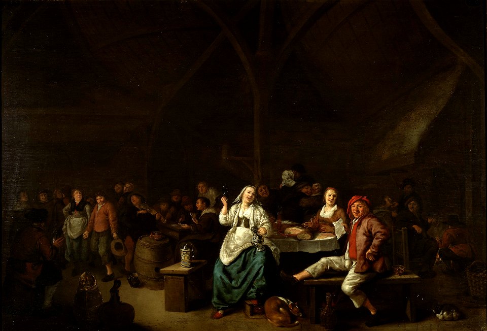 Drinking Bout in an Inn (Jan Miense Molenaer) - Nationalmuseum - 23607
