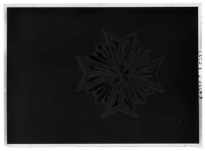 Dräktkraschan för kommendör med stora korset av Nordstjärneorden, Sverige, 1800-talets början - Livrustkammaren - 34795-negative