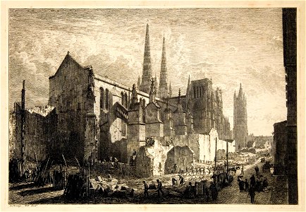 Drouyn Léo - cathédrale St-André travaux d'isolement