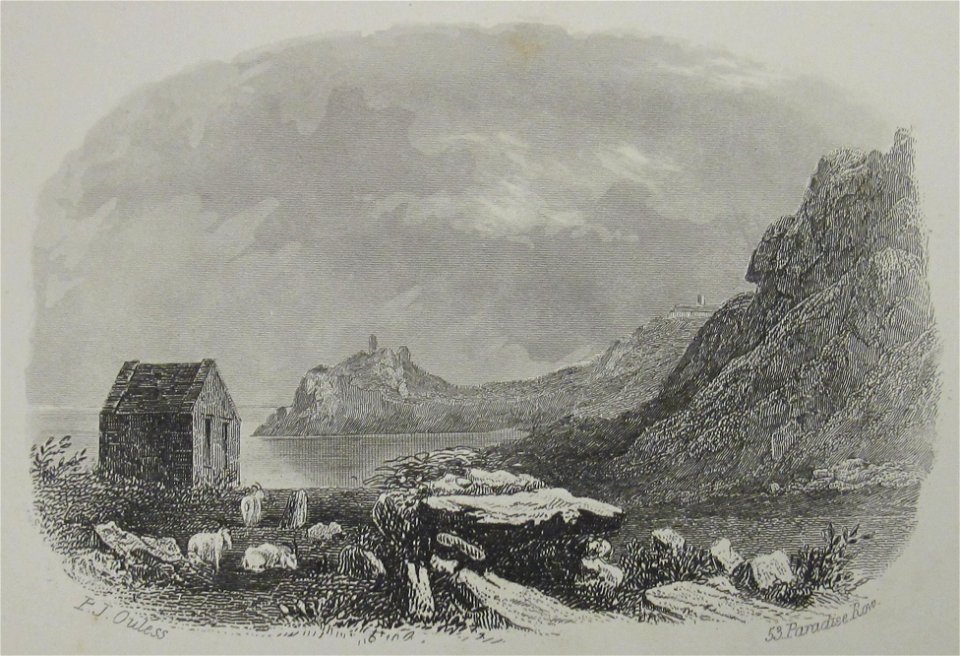 Druidical Remains Jersey near Rozel Harbour Philip John Ouless