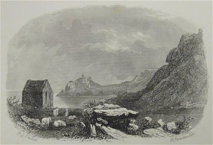 Druidical Remains Jersey near Rozel Harbour Philip John Ouless