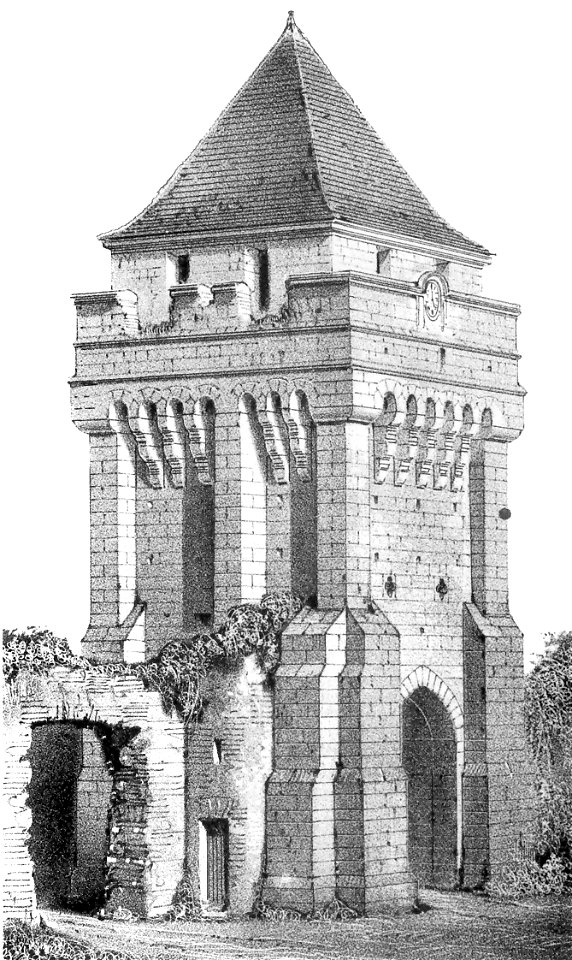 Druyes Tour-Porche par Victor Petit