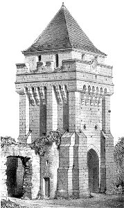 Druyes Tour-Porche par Victor Petit