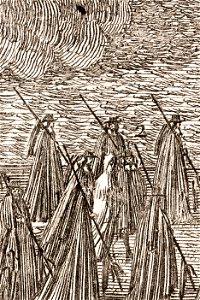 Drottning Kristina i Karl X Gustavs begravningståg, 1660-talet - Livrustkammaren - 108757