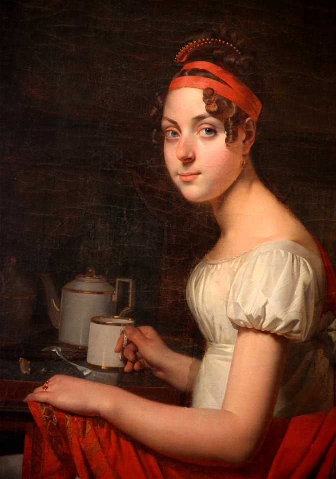 Drölling, Portrait d'Adéone (detail)
