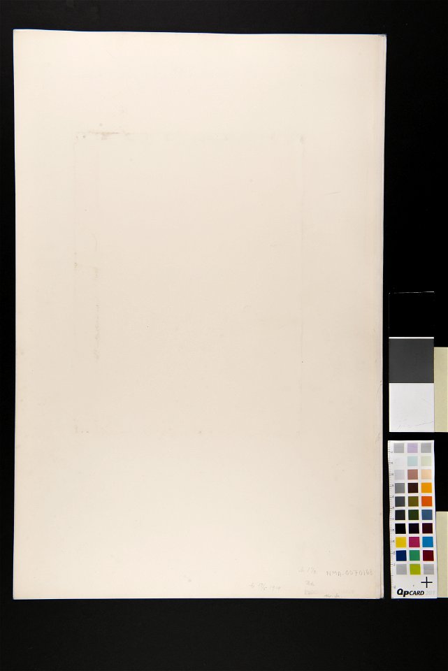 Dräkt. Kvinna framifrån i helfigur, Häverödräkt. Akvarell i storformat av Joseph Magnus Stäck - Nordiska museet - NMA.0070168 (3)