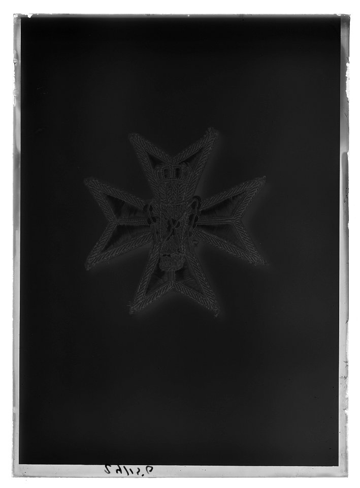 Dräktkraschan för kommendör av Vasaorden, Sverige 1860-1871 - Livrustkammaren - 17714-negative