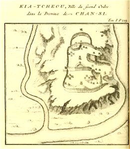 Du Halde - Description de la Chine - Kia tcheou province de Chan si