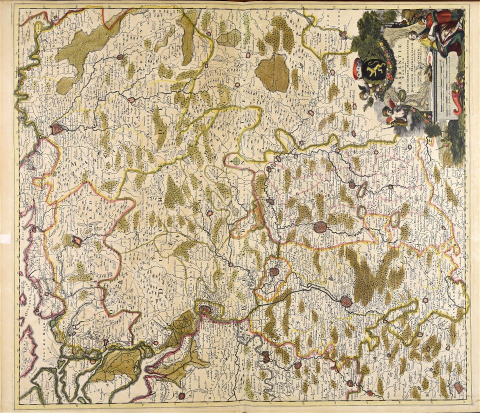 Ducatus Brabantiae tabula continens Sacri imperii Marchionatum et Dominium Mechliniense - CBT 6616132