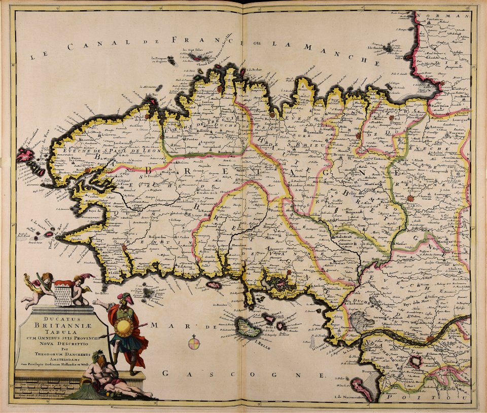 Ducatus Britanniae tabula cum omnibus suis provinciis nova descriptio - CBT 5878916