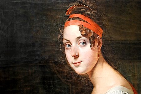 Drölling, Portrait d'Adéone (détail)