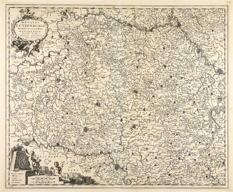 Ducatus Lutzenburgi novissima et accuratissima delineatio - CBT 6611267