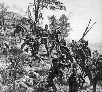 Dt-FrzKrieg1870SturmAufSpichererHoehenBeiSaarbruecken