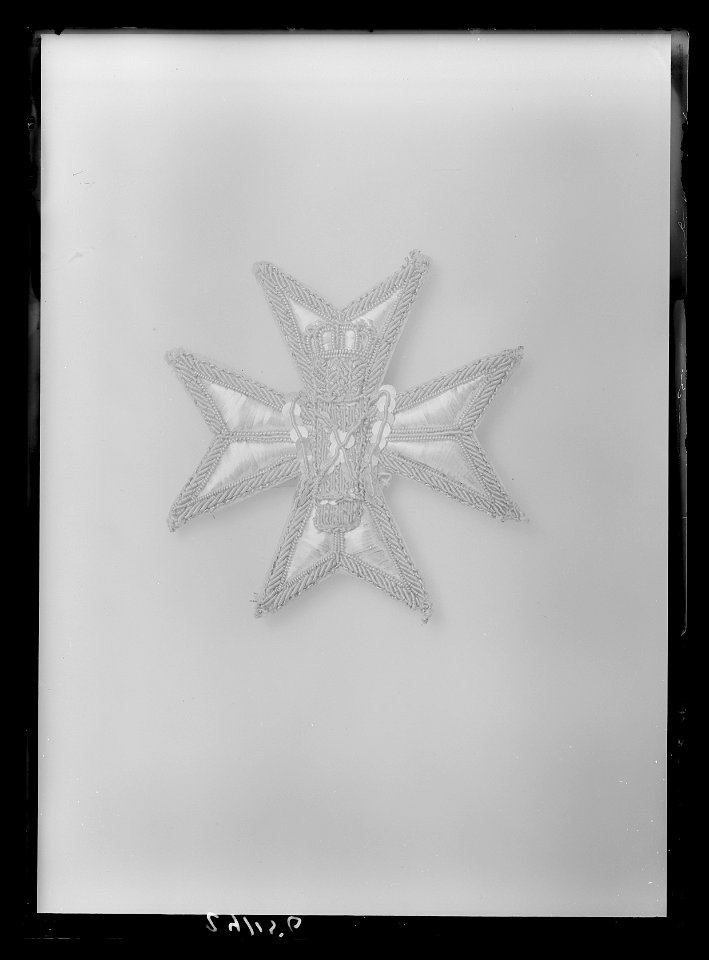 Dräktkraschan för kommendör av Vasaorden, Sverige 1860-1871 - Livrustkammaren - 17714