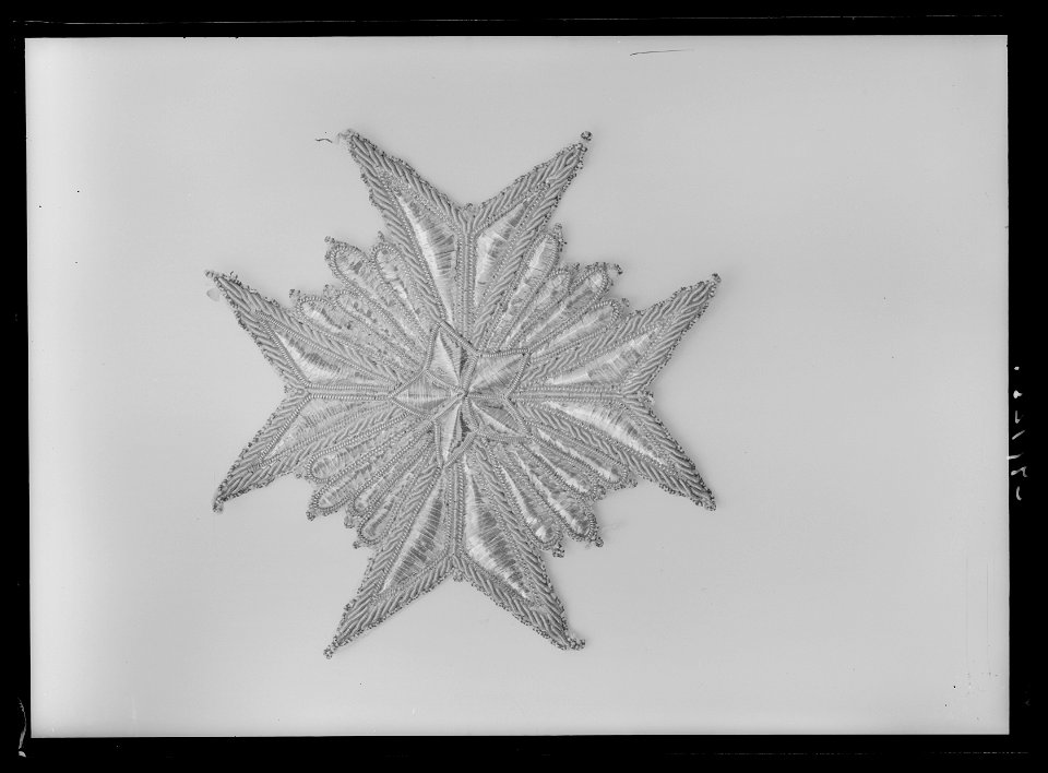 Dräktkraschan för kommendör med stora korset av Nordstjärneorden, Sverige, 1800-talets början - Livrustkammaren - 51911
