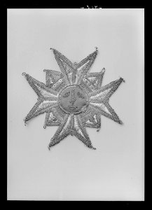 Dräktkraschan för kommendör med stora korset av Svärdsorden Sverige, 1800-talets första hälft - Livrustkammaren - 559