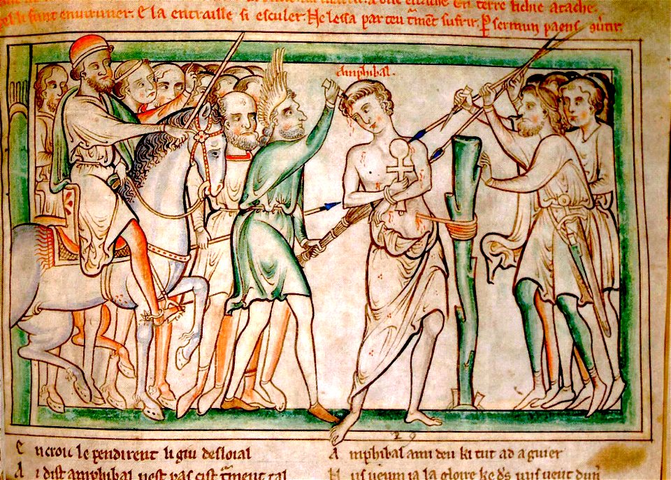DublinTrinityCollegeMSEi40LifeAlbanFol45rMartyrdomAmphibalus