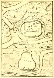 Du Halde - Description de la Chine - Villes de Kien ning fou et Tchang tai hien
