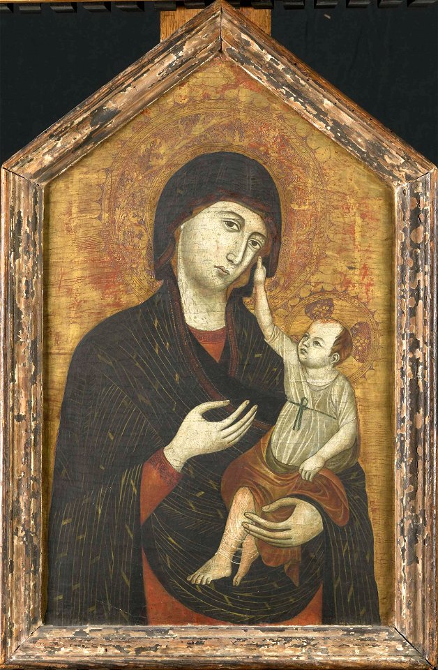 Duccio di Buoninsigna - Maria met kind - SK-A-3996 - Rijksmuseum