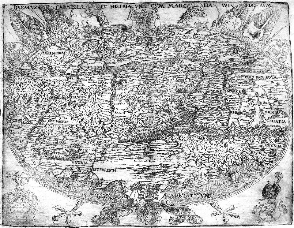 Ducatus Carniolae et Histriae una cum Marcha Windorum 1561