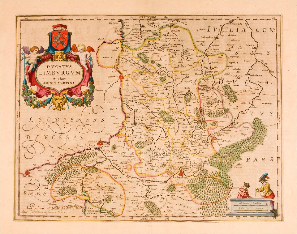 Ducatus Limburgum Auctore Aegidio Martini Limburgs Museum L17622