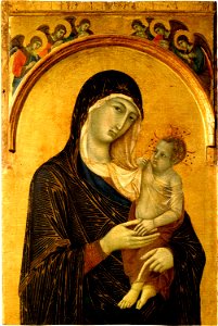 Duccio.The-Madonna-and-Child-with-Angels-137