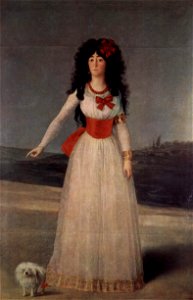 Duchess of Alba or The White Duchess by Goya