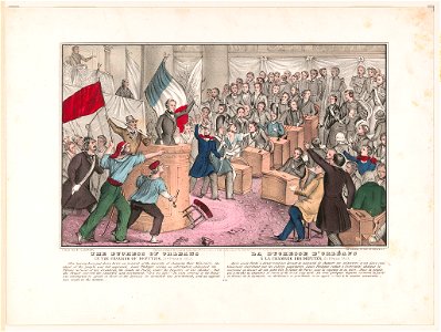Duchess of Orleans- In the chamber of deputies, 24th February 1848. - La Duchesse d'Orléans- A la Chambres des députés, 24 Février 1848 LCCN91796267