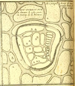 Du Halde, map of Suzhou