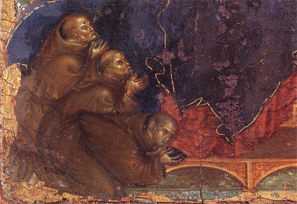 Duccio di Buoninsegna - Madonna of the Franciscans (detail) - WGA06715