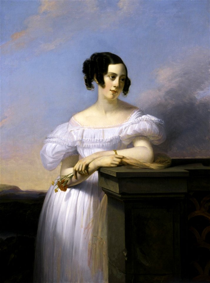 Dubufe - Portrait de Madame Francis Vaussard, née Élisabeth-Adélaïde Cavallier 01