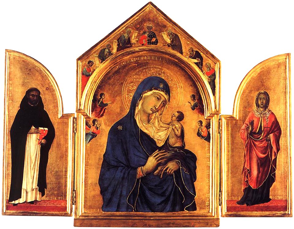 Duccio di Buoninsegna - Triptych - WGA06719