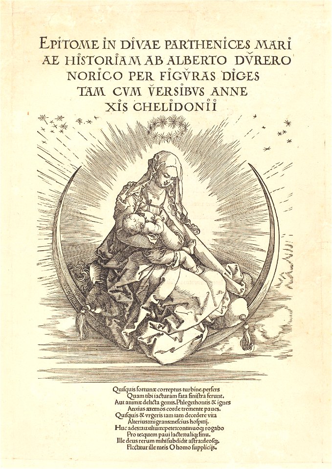 Albrecht Dürer - The Madonna on the Crescent (NGA 1941.1.27)