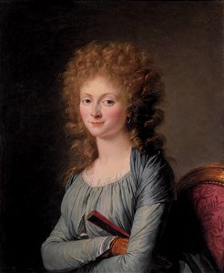Duchesse d'Aiguillon (1770-1818), by Adélaïde Labille-Guiard. Free illustration for personal and commercial use.