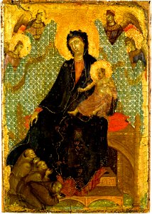 Duccio franciscan-madonna-421. Free illustration for personal and commercial use.