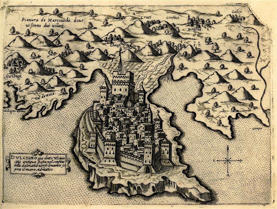 Dulcigno - Camocio Giovanni Francesco - 1574