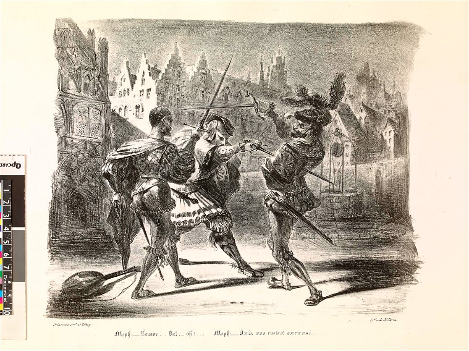 Duel de Faust et de Valentin (Duel between Faust and Valentine) (BM 1924,1014.7.12 1)