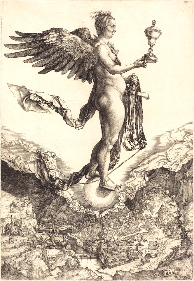 Albrecht Dürer - Nemesis (The Great Fortune) (NGA 1943.3.3485)