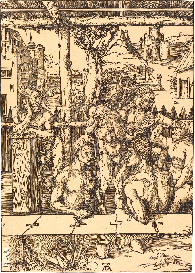 Albrecht Dürer - Bath House (NGA 1964.8.1788)