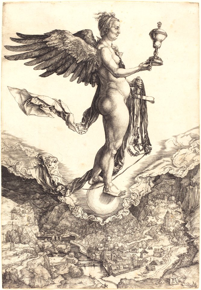 Albrecht Dürer - Nemesis (The Great Fortune) (NGA 1949.1.21)