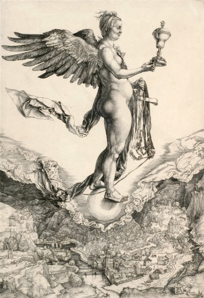 Albrecht Dürer - Nemesis (The Great Fortune) - Google Art Project
