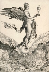 Albrecht Dürer - Nemesis (The Great Fortune) - Google Art Project
