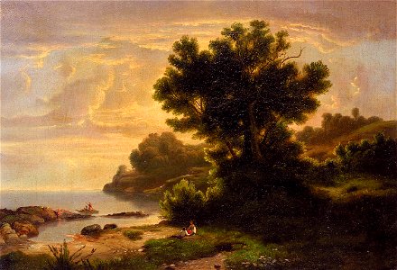 RobertDucanson-Landscape Family Lake 1858