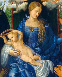 Duerers Rosenkranzfest - Madonna und Kind