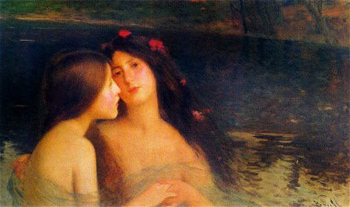 Dues noies - Joan Brull i Vinyoles (1863-1912)