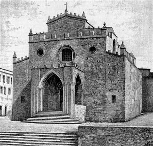 Duomo di Monte San Giuliano (xilografia)