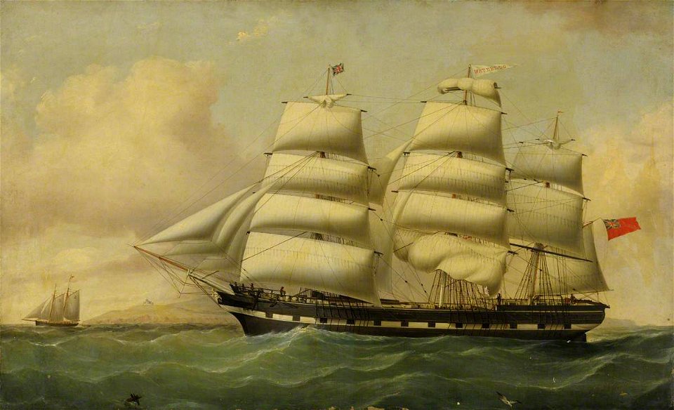 Duncan MacFarlane (1818-1865) - The Ship 'Waterloo' - BHC3712 - Royal Museums Greenwich